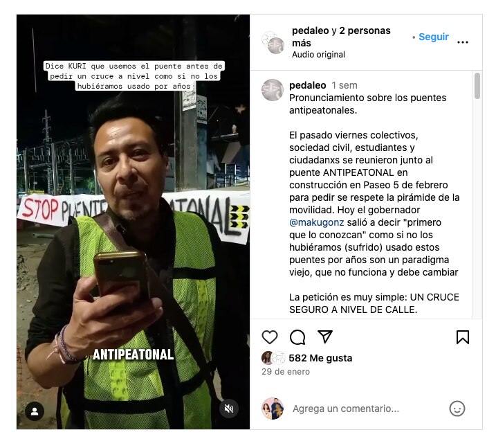 Foto: Captura de pantalla Pedaleanda