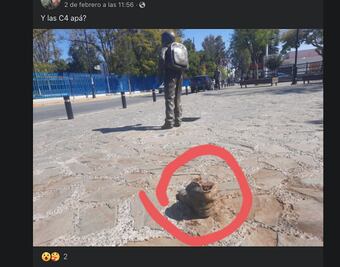 Así fue la denuncia ciudadana que alertó del robo de una estatua afuera de la Secundaria General No. 1