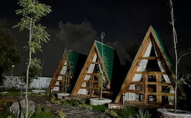 Duerme como si estuvieras en los Alpes en estas cabañas de Peña de Bernal 