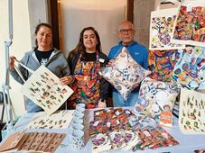 Obras artísticas salen del lienzo