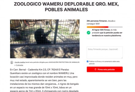"La más triste experiencia"; vuelven a denunciar al zoológico Wamerú por presunto maltrato animal