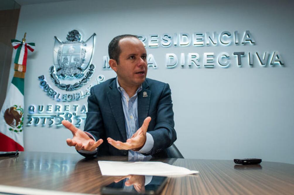 Como aspirante a la reelección como diputado local por el distrito 5, dijo que está esperando cómo se dan las cosas en los siguientes días. Foto: RICARDO LUGO. EL UNIVERSAL