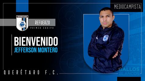 Confirma Gallos a Jefferson Montero