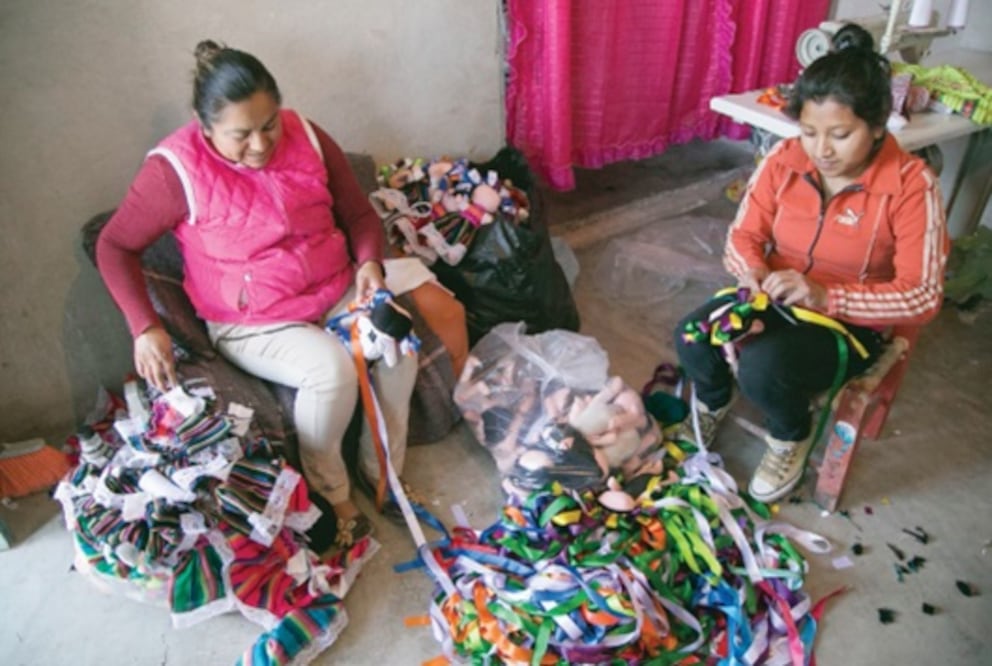 Muñeca otomí, una tradición familiar
