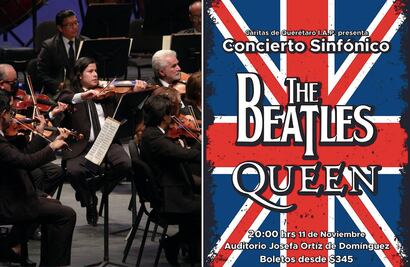 ¡Se pondrán rockeros! Filarmónica de Querétaro tocará éxitos de The Beatles y de Queen 