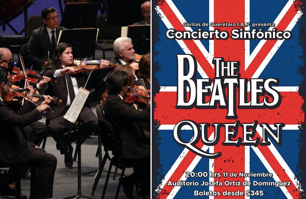 ¡Se pondrán rockeros! Filarmónica de Querétaro tocará éxitos de The Beatles y de Queen
