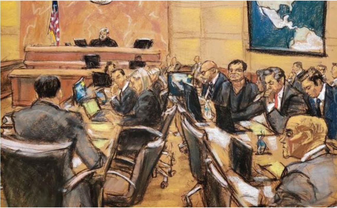 "Chupeta" narra a detalle en juicio de "El Chapo" hechos de sangre