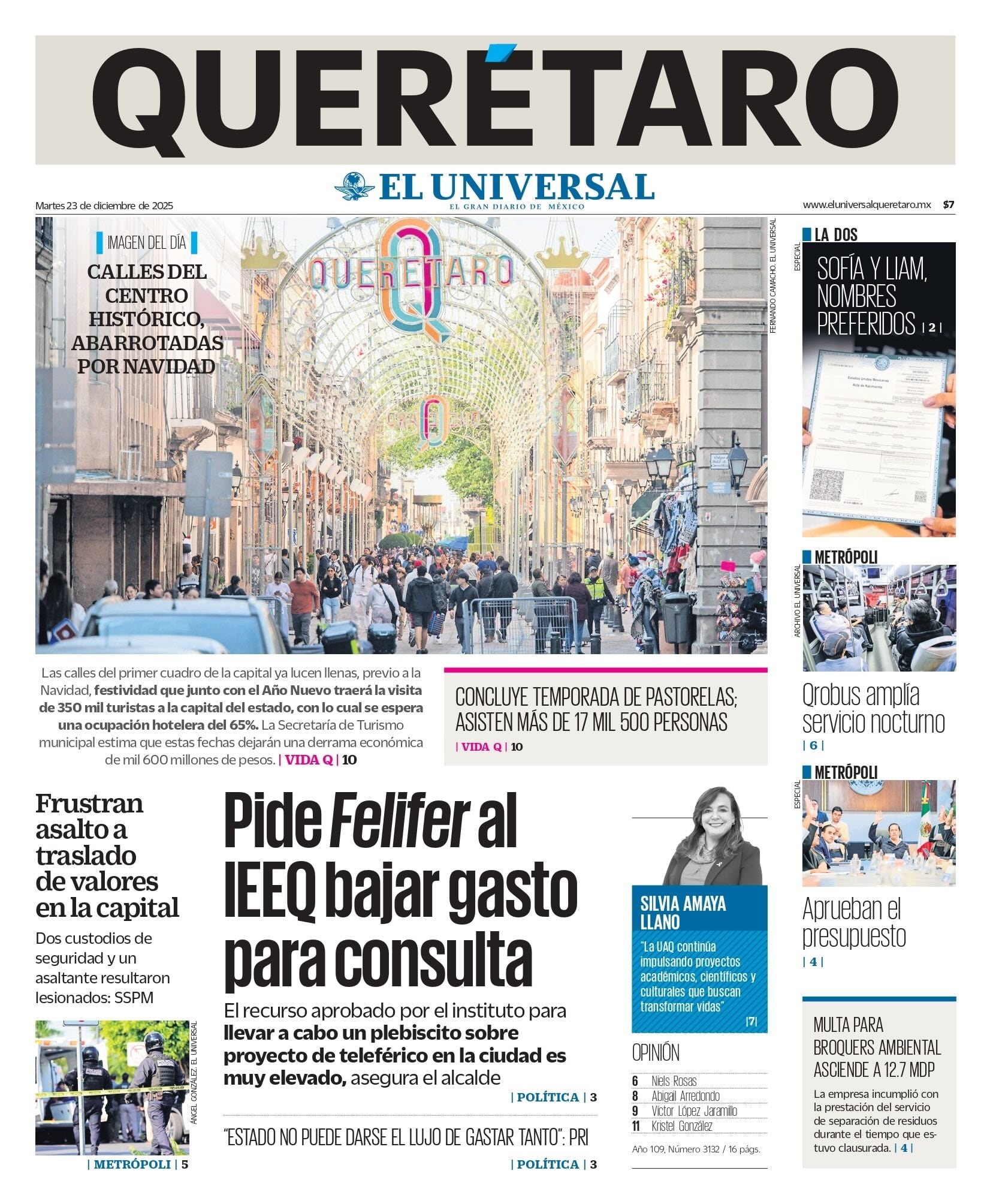 Portada 23 de diciembre de 2025