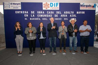 Entrega Vega Carriles obra de Casa del Adulto Mayor