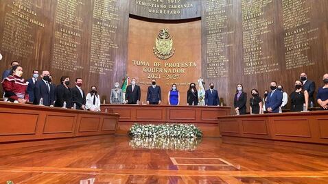 Mauricio Kuri asume la gubernatura de Querétaro 