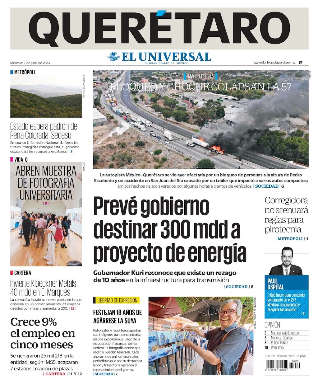 Portada 07 de junio de 2023