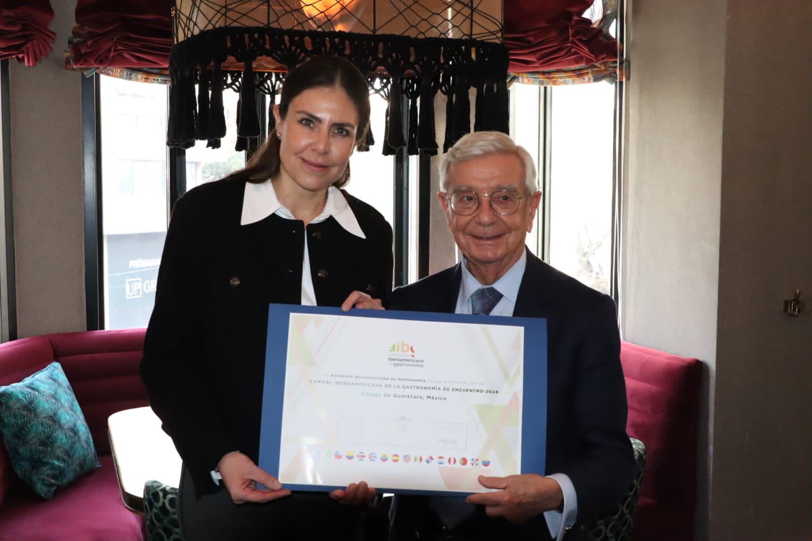 Adriana Vega Vázquez Mellado, Secretaria de Turismo de la entidad, dijo que “obtener este nombramientoimplica llevar la gastronomía queretana a un plano de reconocimiento internacional”