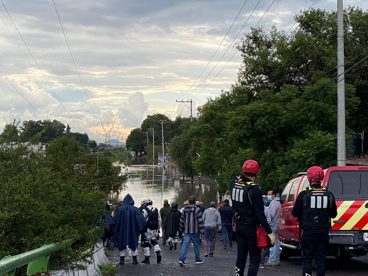 Saldo blanco en las inundaciones de la Rueda en San Juan del Río
