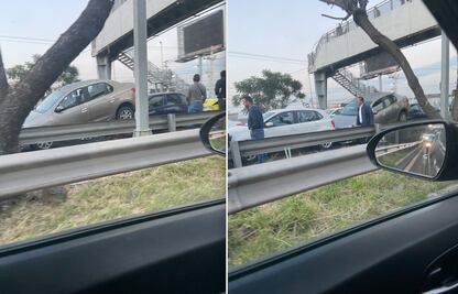 Querétaro despierta con una carambola en Bernardo Quintana; el tráfico colapsó