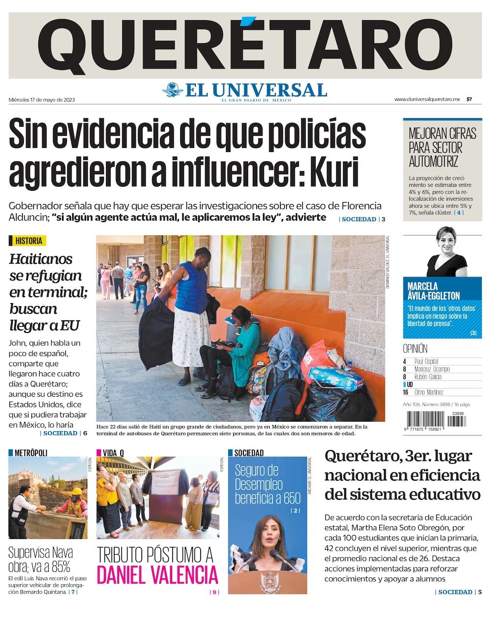 Portada 17 de mayo de 2023