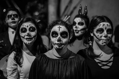 Celebran la Marcha de los Muertos en San Juan del Río 