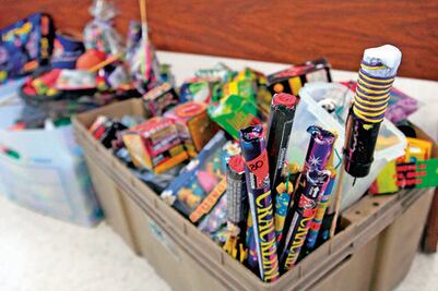 Decomisan 50 kilos de pirotecnia en San Juan