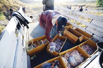 Aumentan decomisos de pirotecnia