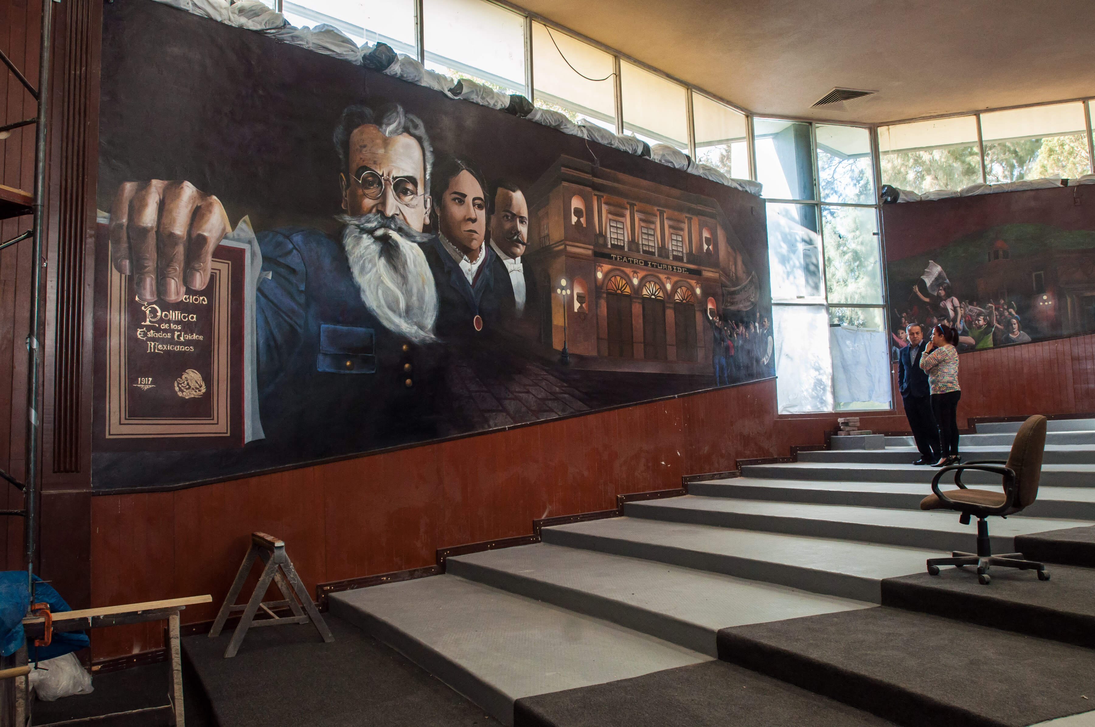 El objetivo de los murales fue revalorar y comprender los sucesos que dieron origen a la Constitución de 1917, pero de una forma didáctica y cercana a todo público (RICARDO LUGO)