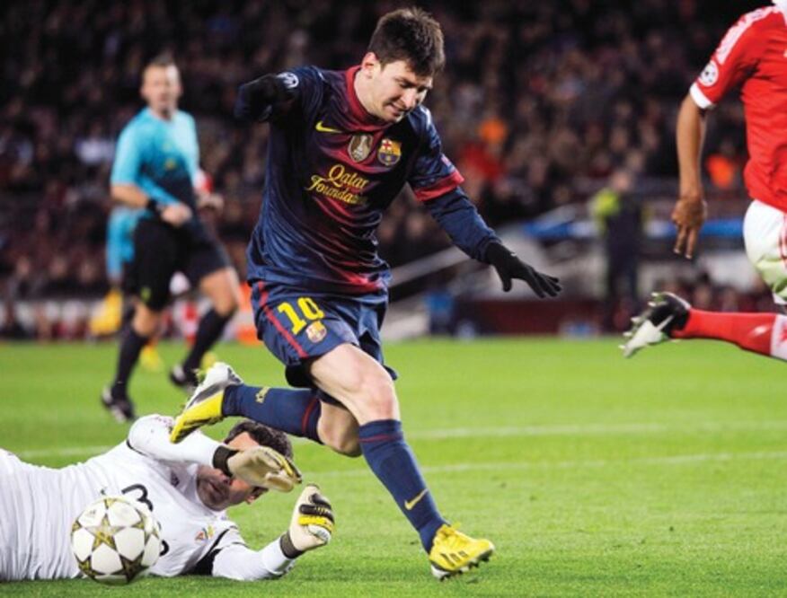 Messi se lesiona y no alcanza a Müller