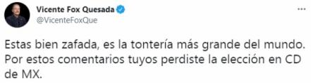 Vicente Fox critica comentarios de Sheinbaum por consulta para enjuiciar expresidentes