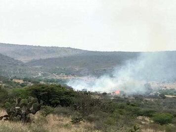 Desconocen causas del incendio en Peña Colorada