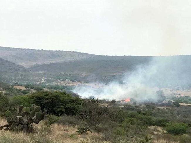 Desconocen causas del incendio en Peña Colorada