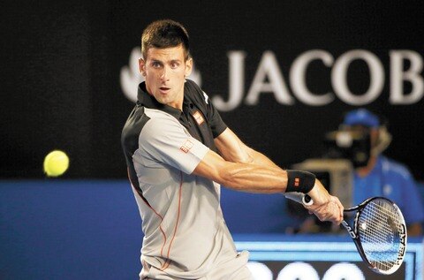 Novak Djokovic luce implacable