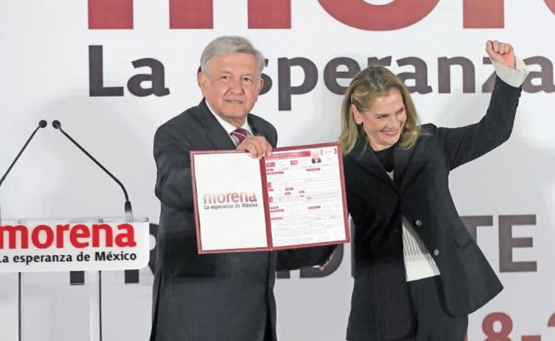 Bajo las siglas de Morena, buscará por tercera vez la Presidencia de la República.