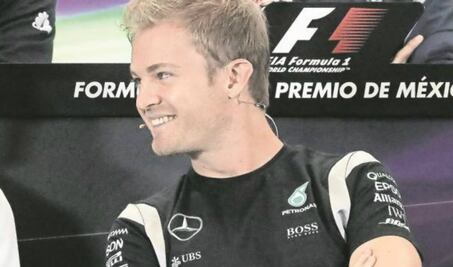 Coronarse aquí, meta de Rosberg