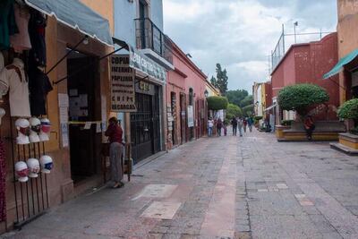 Virus mató 40% del empleo en el Centro Histórico de Querétaro