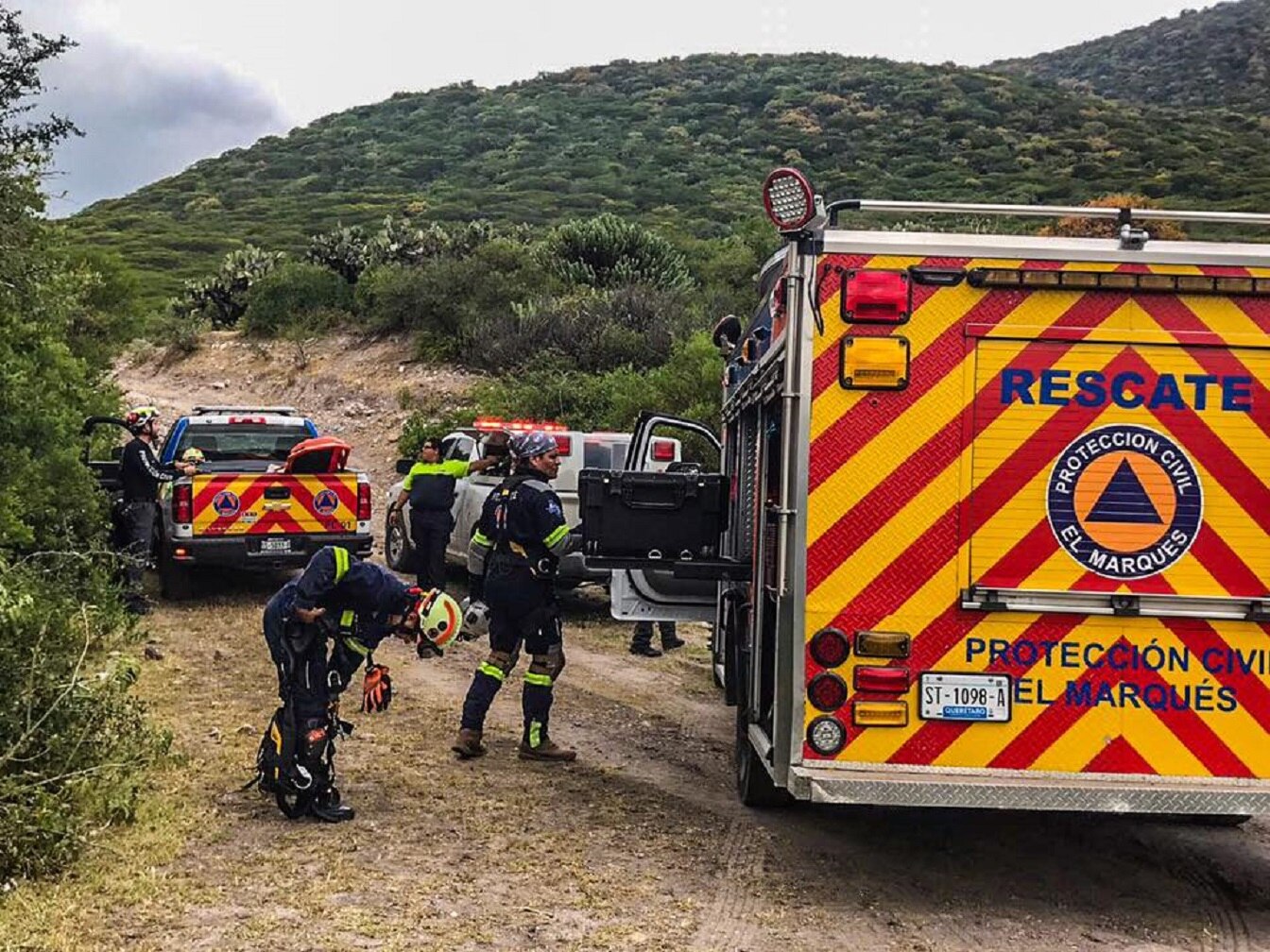 #Avance| Se desploma aeronave en El Marqués; hay dos muertos