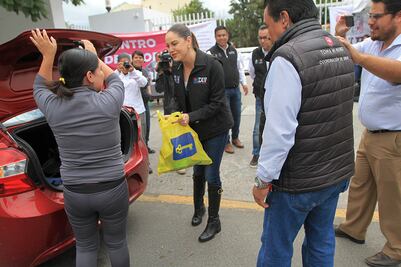 Agradece Karina Castro apoyo a damnificados 