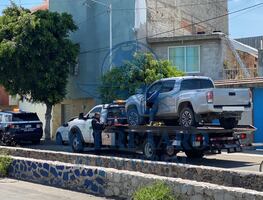Cayeron tres personas en Reforma Agraria con camioneta robada en Guanajuato
