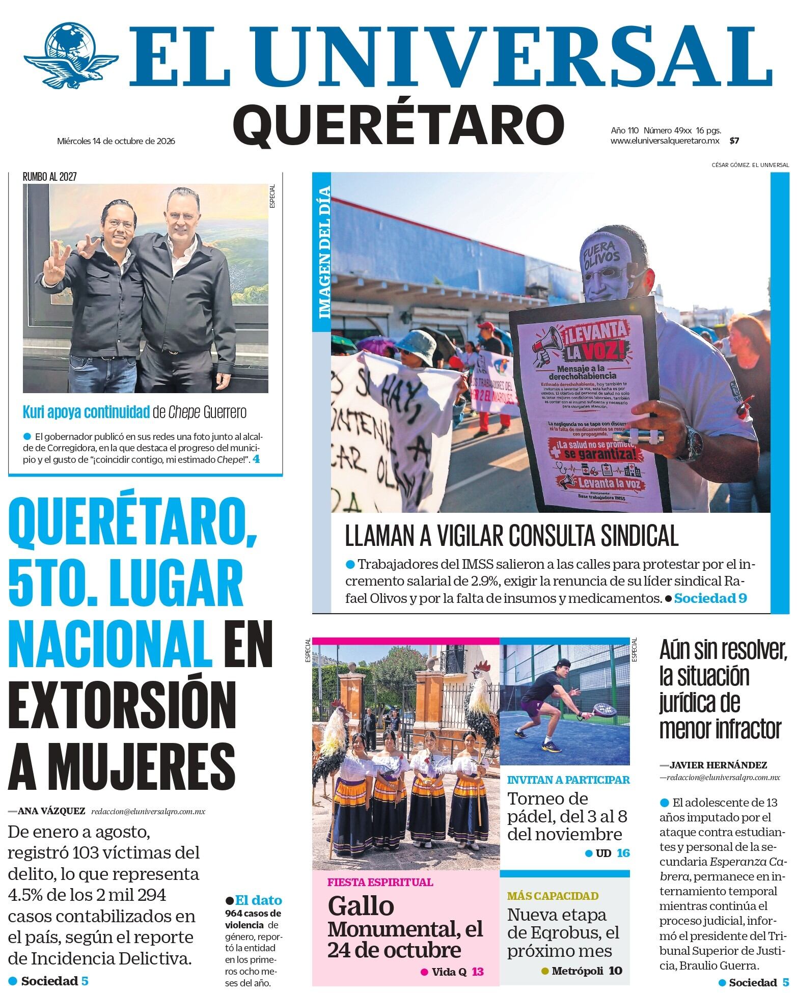 Foto. El Universal Querétaro