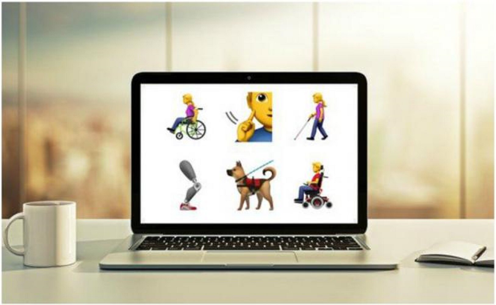 Apple propone nuevos emojis para personas con discapacidad