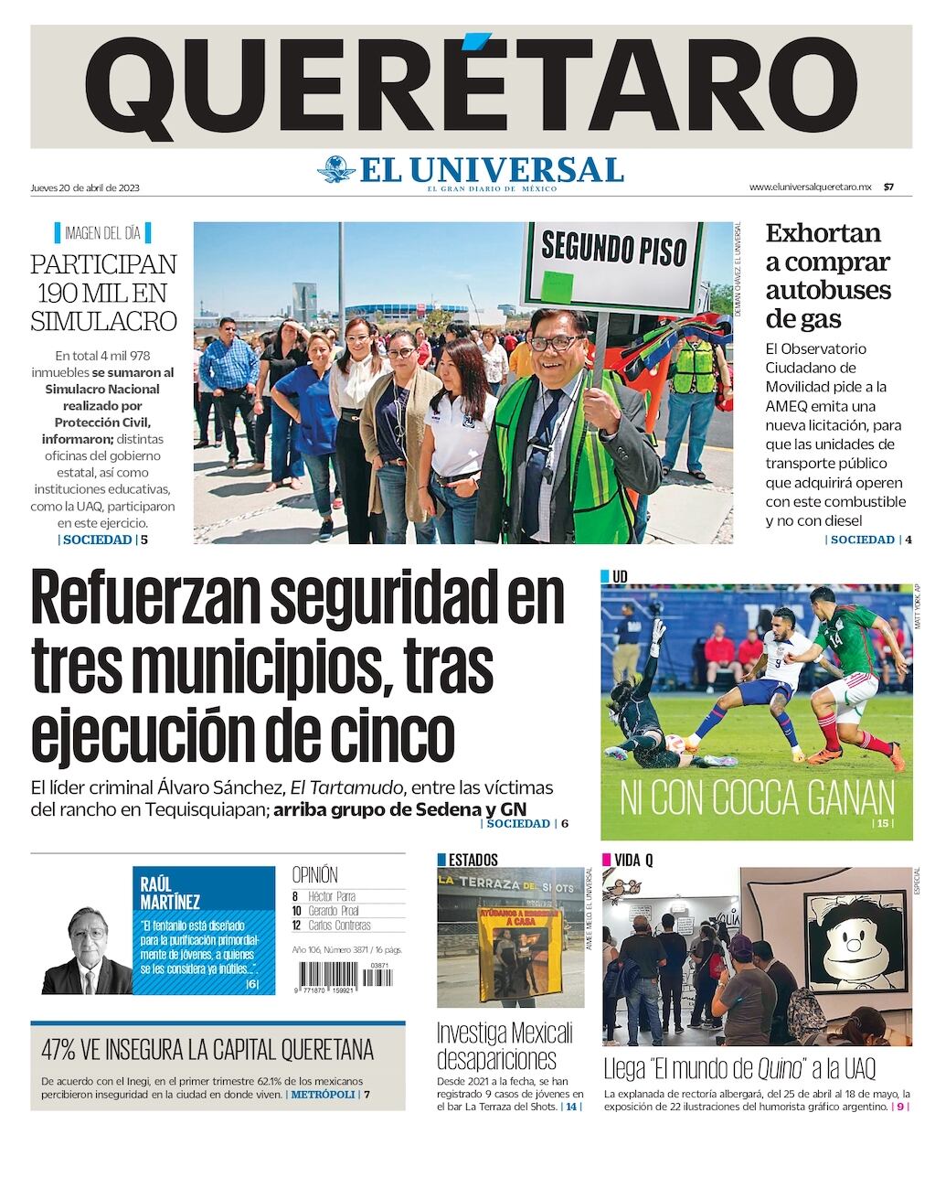 Portada 20 de abril de 2023