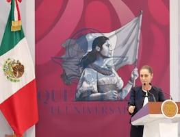 Claudia Sheinbam visitó Querétaro para presentar su primer informe de gobierno