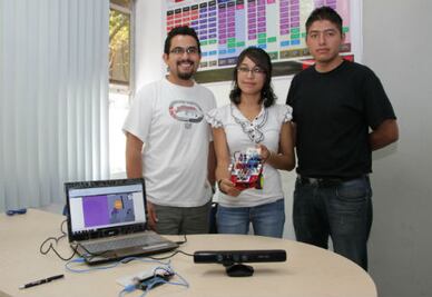 Diseñan robot controlado con ‘kinect’