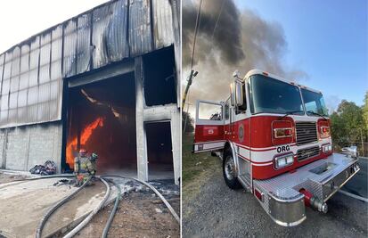 Se incendia bodega en Corregidora; no hay personas lesionadas  
