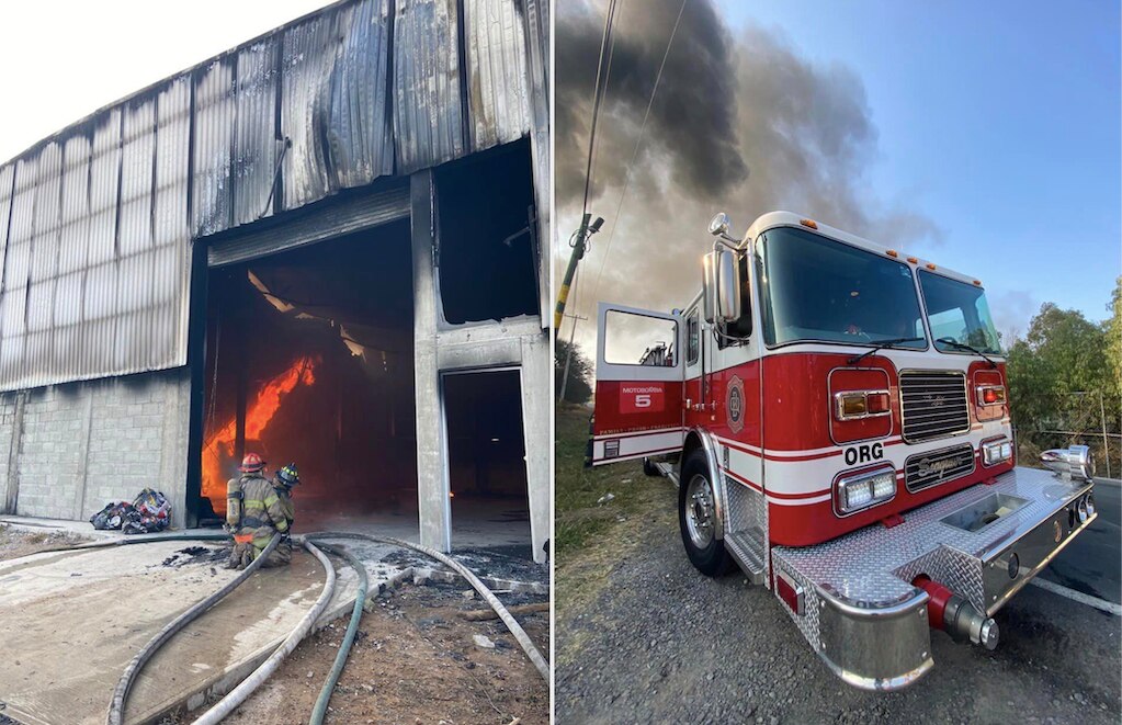 Se incendia bodega en Corregidora; no hay personas lesionadas