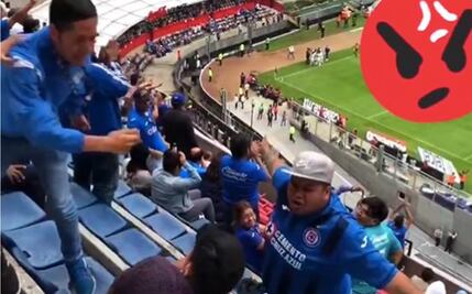 Seguidor del Cruz Azul agrede a aficionado de Gallos Blancos
