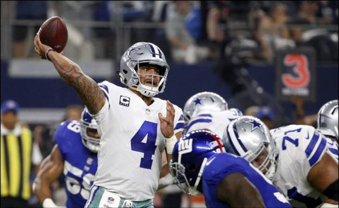 Dak Prescott, mariscal de Dalls Cowboys (Foto: AP)