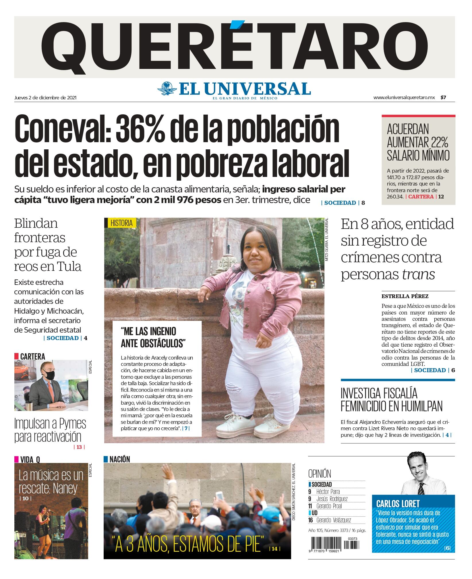 Portada 02 de diciembre de 2021
