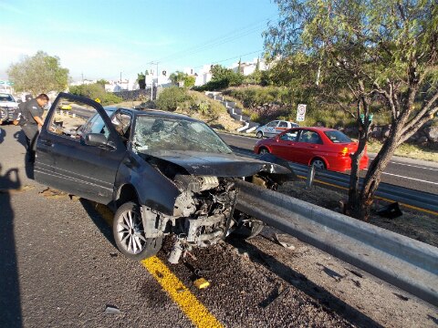 Accidente en libramiento sur-poniente
