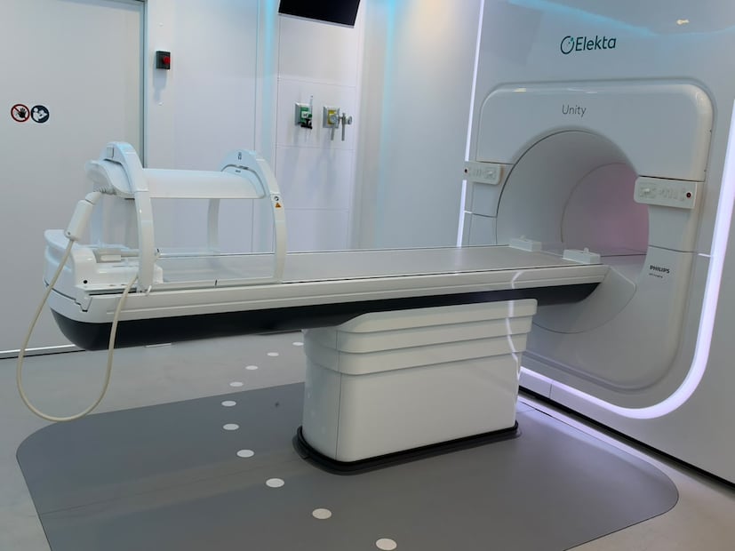Radioterapia con un equipo de alta precisión en resonancia magnética. FOTO. ESPECIAL