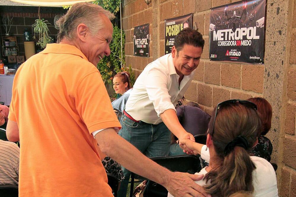 El aspirante a la alcaldía de Corregidora destacó que, de ganar, evaluará a los funcionarios municipales. / Foto: Especial