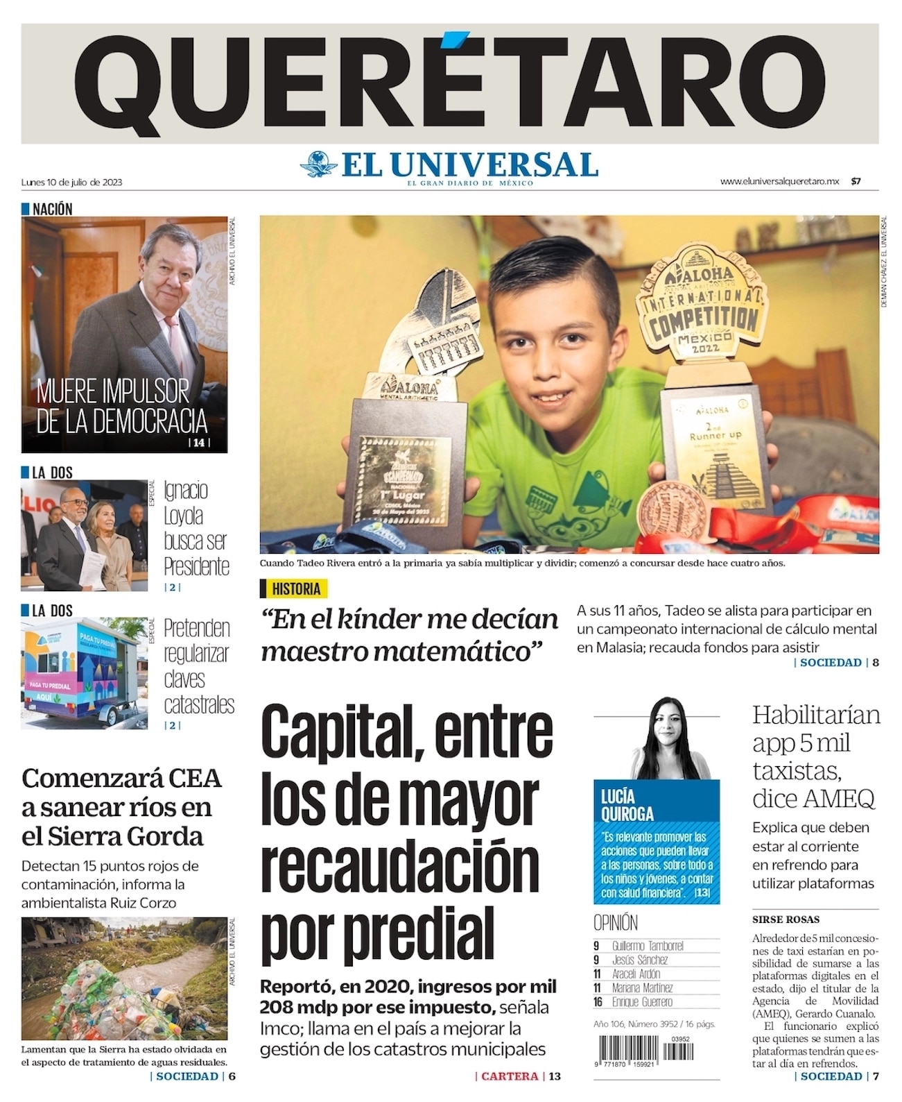Portada 10 de julio de 2023
