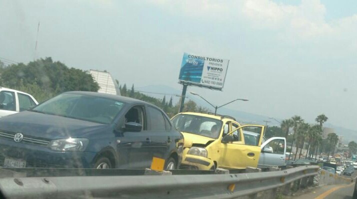 Seguridad. Colapsa carambola 5 de febrero