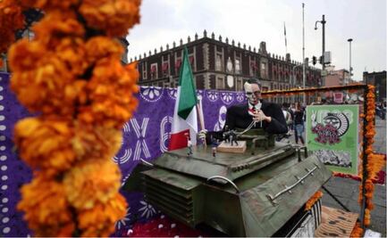 Megaofrenda de la UNAM dedicada al movimiento estudiantil del 68